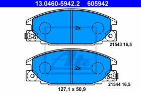 ATE 605942 - JGO. PASTILLAS ISUZU TROOPER (86-91