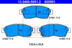  605951 - JGO. PASTILLAS TOYOTA