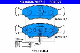  607027 - JGO. PASTILLAS FORD ESCORT / ORION