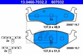 ATE 607032 - JGO. PASTILLAS SEAT CORDOBA I (93-9