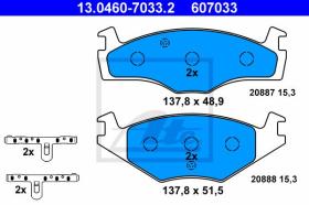 ATE 607033 - JGO. PASTILLAS SEAT CORDOBA I (93-9