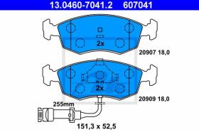 ATE 607041 - JGO. PASTILLAS FORD SCORPIO / GRANA