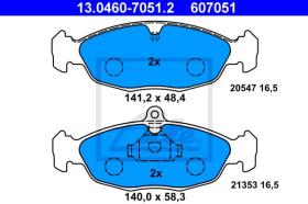  607051 - JGO. PASTILLAS DAEWOO LANOS (97-02)