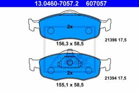 ATE 607057 - JGO. PASTILLAS FORD COUGAR (98-00)