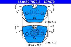 ATE 607079 - JGO. PASTILLAS BMW 3ER REIHE/E46 (9