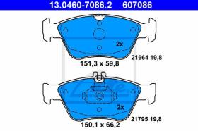  607086 - JGO. PASTILLAS MERCEDES BENZ C-KLAS