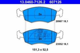  607126 - JGO. PASTILLAS FIAT PALIO / PALIO W