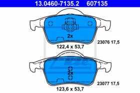  607135 - JGO. PASTILLAS VOLVO S60 (00-09)