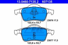 ATE 607135 - JGO. PASTILLAS VOLVO S60 (00-09)