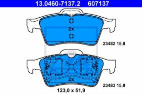 ATE 607137 - JGO. PASTILLAS NISSAN/RENAULT