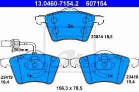 ATE 607154 - JGO. PASTILLAS FORD GALAXY I (95-06