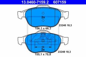 ATE 607159 - JGO. PASTILLAS RENAULT ESPACE IV (J