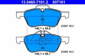  607161 - JGO. PASTILLAS MINI R50/R53 (00-06)