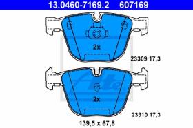 ATE 607169 - JGO. PASTILLAS BMW 3ER REIHE/E90 LI