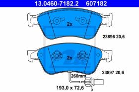  607182 - JGO. PASTILLAS AUDI A6 (C6) AVANT (