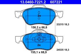  607221 - JGO. PASTILLAS RENAULT MEGANE II CO