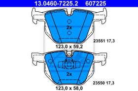  607225 - JGO. PASTILLAS BMW 3ER REIHE/E90 LI
