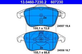 ATE 607230 - JGO. PASTILLAS CITROEN C4 GRAND PIC