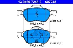 ATE 607248 - JGO. PASTILLAS RENAULT LAGUNA III G