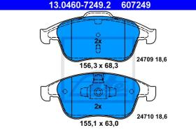  607249 - JGO. PASTILLAS RENAULT LAGUNA/SCENC