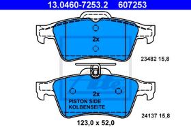 ATE 607253 - JGO. PASTILLAS CITROEN/RENAULT