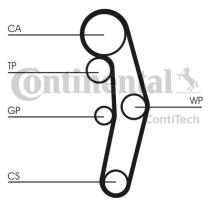 Continental CT1028 - CONTI SYNCHROBELT CORREA DE DISTRIB