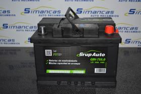  GBV7550 - BATERIA GRUPAUTO 55 AH.