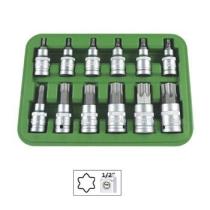 JBM 51261 - SET 12 PIEZAS 1/2" PUNTA TORX