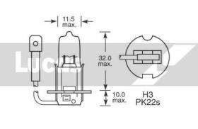 Lucas LLB453 - LAMPARA