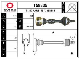 Transmisiones ART155 - TRANSMISION ALFA 156 1.9 JTD