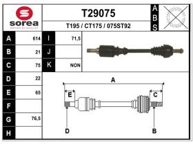 Transmisiones CT175 - TRANSMISION CIT.AX / PEU.106 IZQ.