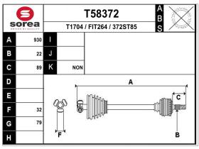 Transmisiones FIT264 - TRANSMISION FIAT DOBLO 1.9D DCHA.