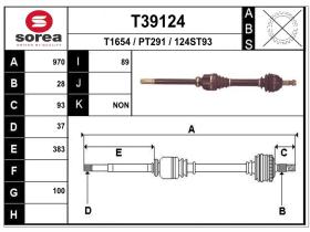  PT291 - TRANS.DCHA.PEUGEOT 407/CITROEN C5
