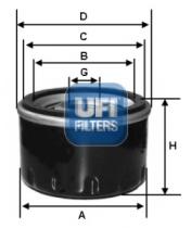 Filtros ufi 2324200 - FILTRO FORD *