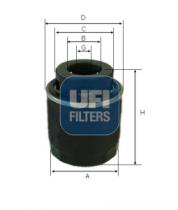 Filtros ufi 2349400 - [*] FILT.AUDI, SEAT, SKODA, VW