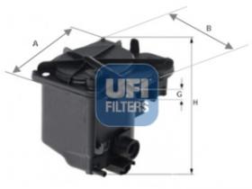 Filtros ufi 2402700 - [*]FILTRO GASOIL