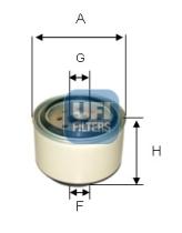 Filtros ufi 2433800 - FILTRO CHRYSLER *