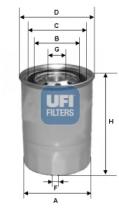 Filtros ufi 2433900 - FILTRO KIA *