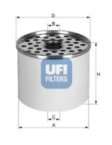  2436000 - FILTRO COMBUSTIBLE CAV