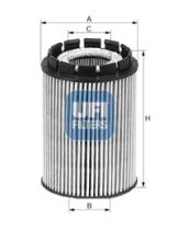 Filtros ufi 2501000 - FILTRO FORD, VOLKSWAGEN *