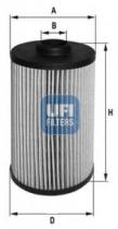 Filtros ufi 2504400 - FILTRO SCANIA *