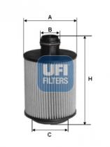 Filtros ufi 2505500 - [*]FILTRO ACEITE