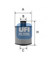 Filtros ufi 2508300 - [*] FILT.ALFA ROMEO, FIAT, LANCIA