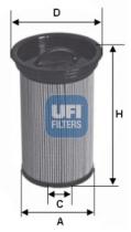 Filtros ufi 2600500 - FILTRO BMW *