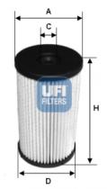 Filtros ufi 2601300 - FILTRO CHRYSLER *