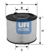 Filtros ufi 2601500 - FILTRO AUDI, VOLKSWAGEN *