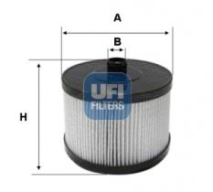 Filtros ufi 2602200 - [*] CITROEN, FIAT, FORD, PEUGEOT, V