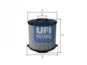 Filtros ufi 2605800 - FILTRO COMBUSTIBLE