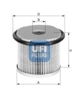 Filtros ufi 2669000 - FILTRO RENAULT *