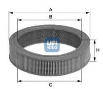 Filtros ufi 2707200 - FILTRO NISSAN *